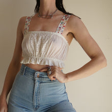 Load image into Gallery viewer, Handmade Antique Organdy Camisole