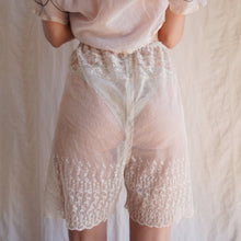 Load image into Gallery viewer, Handmade Antique Mesh Bloomers