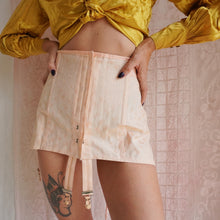 Load image into Gallery viewer, 1960's Pale Pink Jacquard Corset Girdle