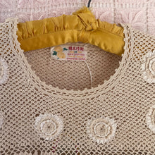 Load image into Gallery viewer, 1970's Hand Crocheted Textural Blouse