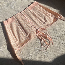 Load image into Gallery viewer, 1960's Pale Pink Jacquard Corset Girdle
