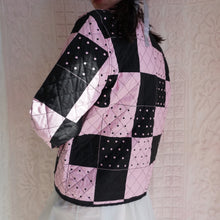 Load image into Gallery viewer, Y2K Quilted Checkered Cotton Jacket