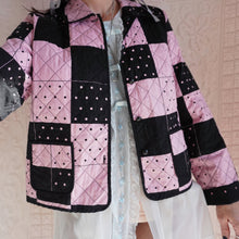 Load image into Gallery viewer, Y2K Quilted Checkered Cotton Jacket