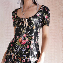 Load image into Gallery viewer, Early 2000's Silk Betsey Johnson Playsuit