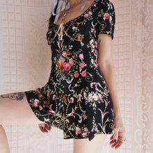 Load image into Gallery viewer, Early 2000's Silk Betsey Johnson Playsuit