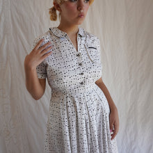 Load image into Gallery viewer, 1950's Novelty Cotton Western Dress