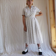 Load image into Gallery viewer, 1950's Novelty Cotton Western Dress