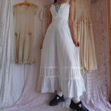 Load image into Gallery viewer, 1970&#39;s Prairie Maxi Corset Dress
