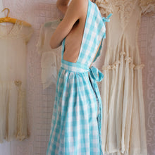 Load image into Gallery viewer, Vintage Handmade Gingham Pinafore
