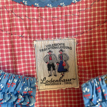 Load image into Gallery viewer, Vintage 1940&#39;s Authentic Cotton Dirndl
