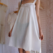 Load image into Gallery viewer, Antique White Cotton Night Dress
