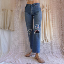 Load image into Gallery viewer, Vintage Repaired Patchwork Levi&#39;s 501&#39;s
