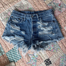 Load image into Gallery viewer, Vintage Distressed Levi&#39;s 501&#39;s Cut Offs

