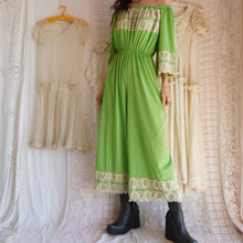 Load image into Gallery viewer, 1960&#39;s Acid Green Jumpsuit
