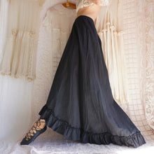 Load image into Gallery viewer, Antique Black Cotton Petticoat
