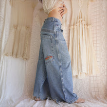Load image into Gallery viewer, Distressed 1990&#39;s Wide Leg Jnco Jeans

