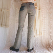Load image into Gallery viewer, Y2K Miss Sixty Patchwork Houndstooth Low Rise Pants
