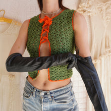 Load image into Gallery viewer, 1970&#39;s Hand Crochet Vest
