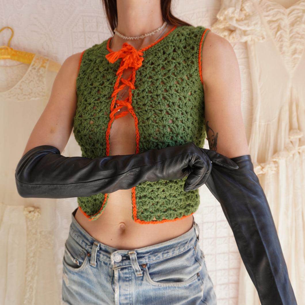 1970's Hand Crochet Vest