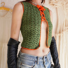 Load image into Gallery viewer, 1970&#39;s Hand Crochet Vest
