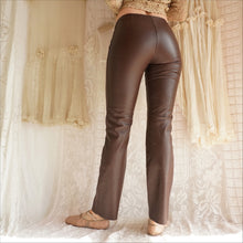 Load image into Gallery viewer, Y2K Softest Cocoa Brown Leather Pants
