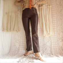 Load image into Gallery viewer, Y2K Softest Cocoa Brown Leather Pants
