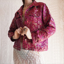 Load image into Gallery viewer, 1990&#39;s Floral Damask Jacket
