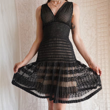 Load image into Gallery viewer, Y2K Illusion Mesh and Lace Dress
