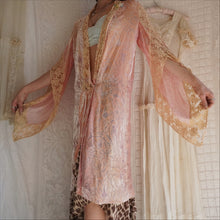 Load image into Gallery viewer, Wounded 1920&#39;s Velvet Burnout Flapper Dress
