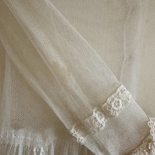 Load image into Gallery viewer, Spooky Beautiful Wounded Vintage Mesh Victorian Style Dress

