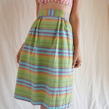 Load image into Gallery viewer, 1970&#39;s Cotton Striped Skirt
