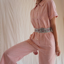 Load image into Gallery viewer, 1970&#39;s Does 40&#39;s Candy Striped Jumpsuit

