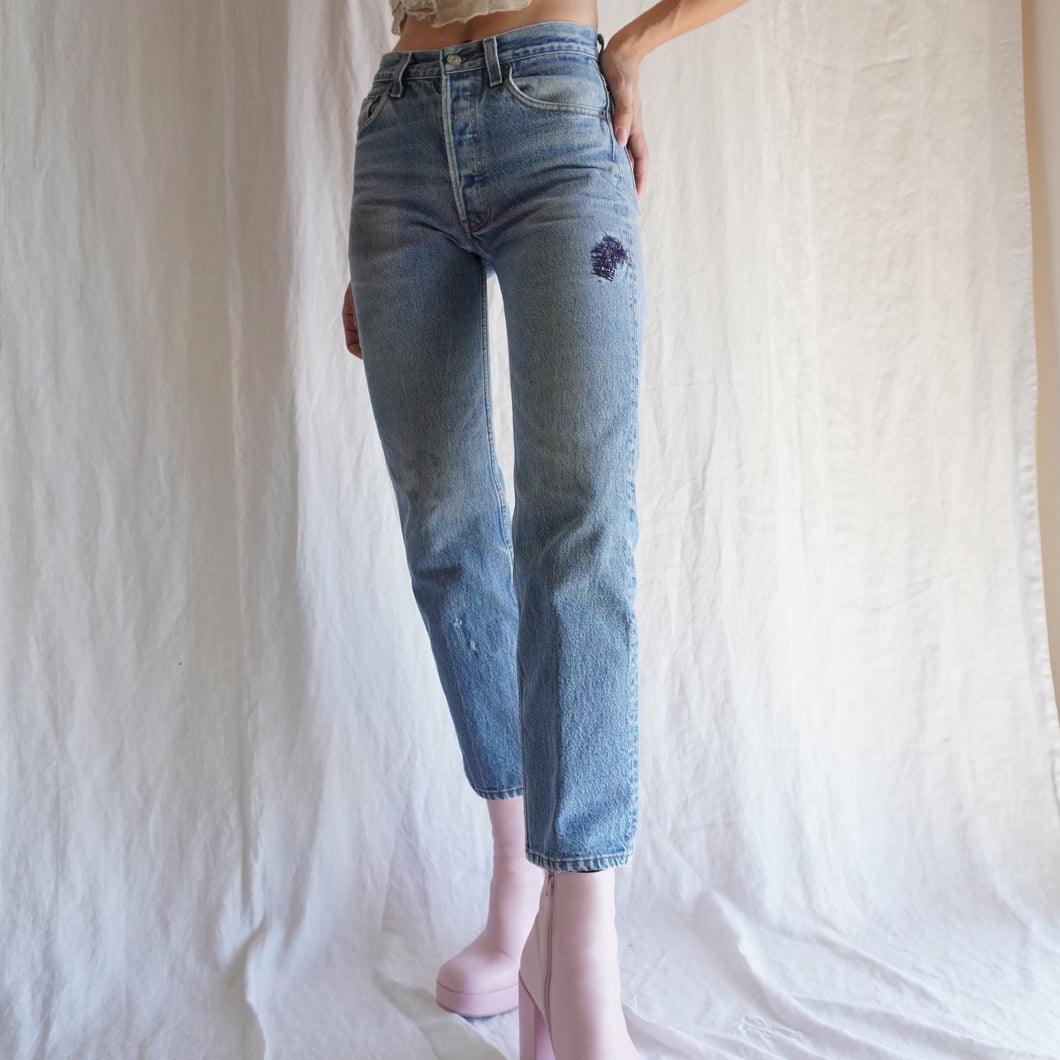 1980's Faded Distressed Levi's 501's
