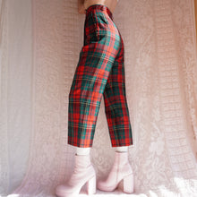 Load image into Gallery viewer, Vintage Tartan Wool Trousers
