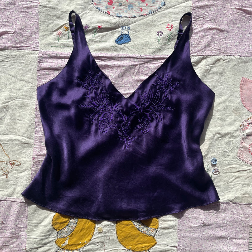 Vintage Bias Cut Silk Camisole
