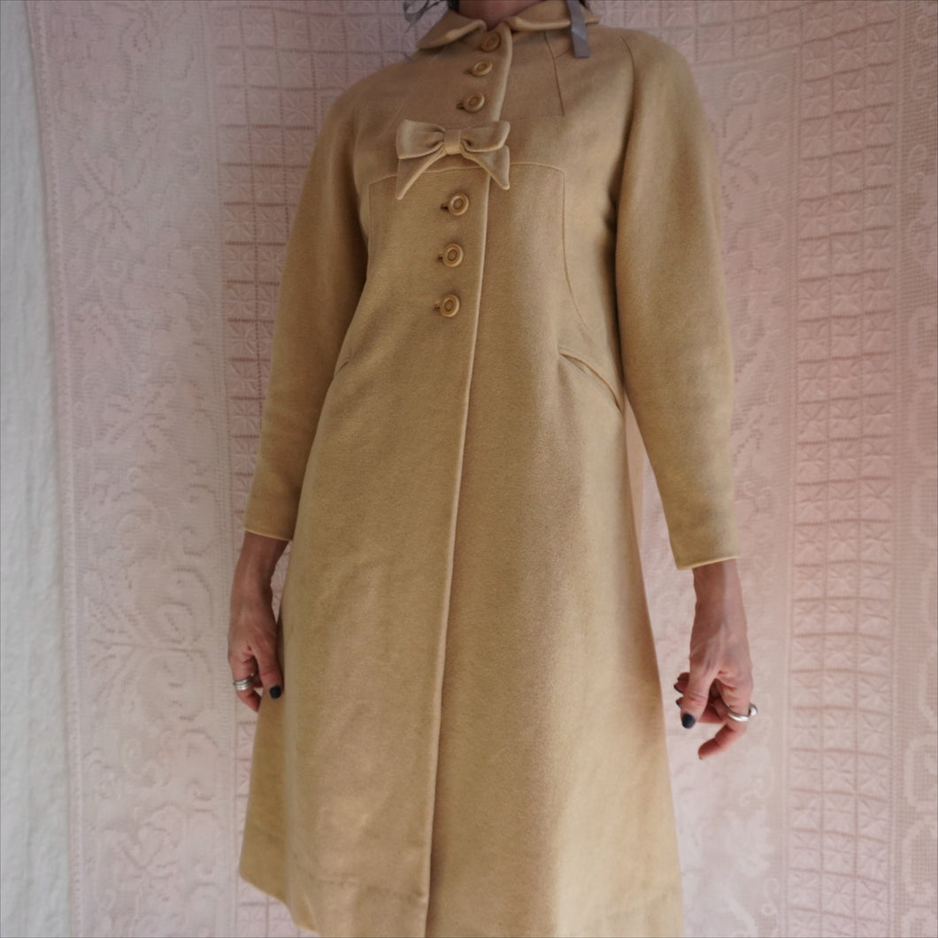 Mid Century Mod Fawn Structured Coat