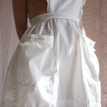 Load image into Gallery viewer, Vintage Cotton and Eyelet Pinafore

