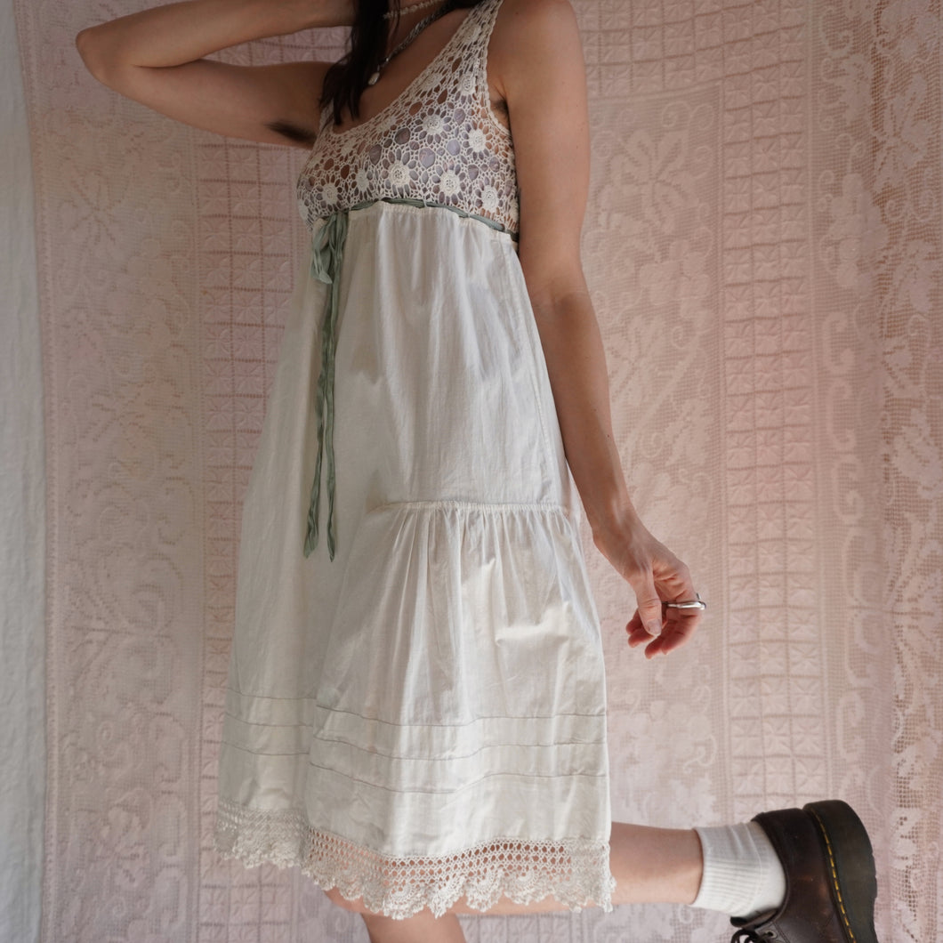 Antique Cotton Babydoll Dress