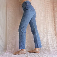 Load image into Gallery viewer, Vintage High Waisted Pinstripe Wrangler Denim
